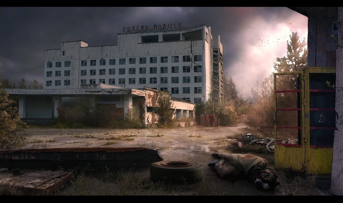 Концепт арт сталкер 2 локации