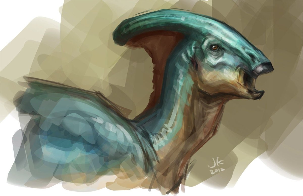 Динозавр скетч