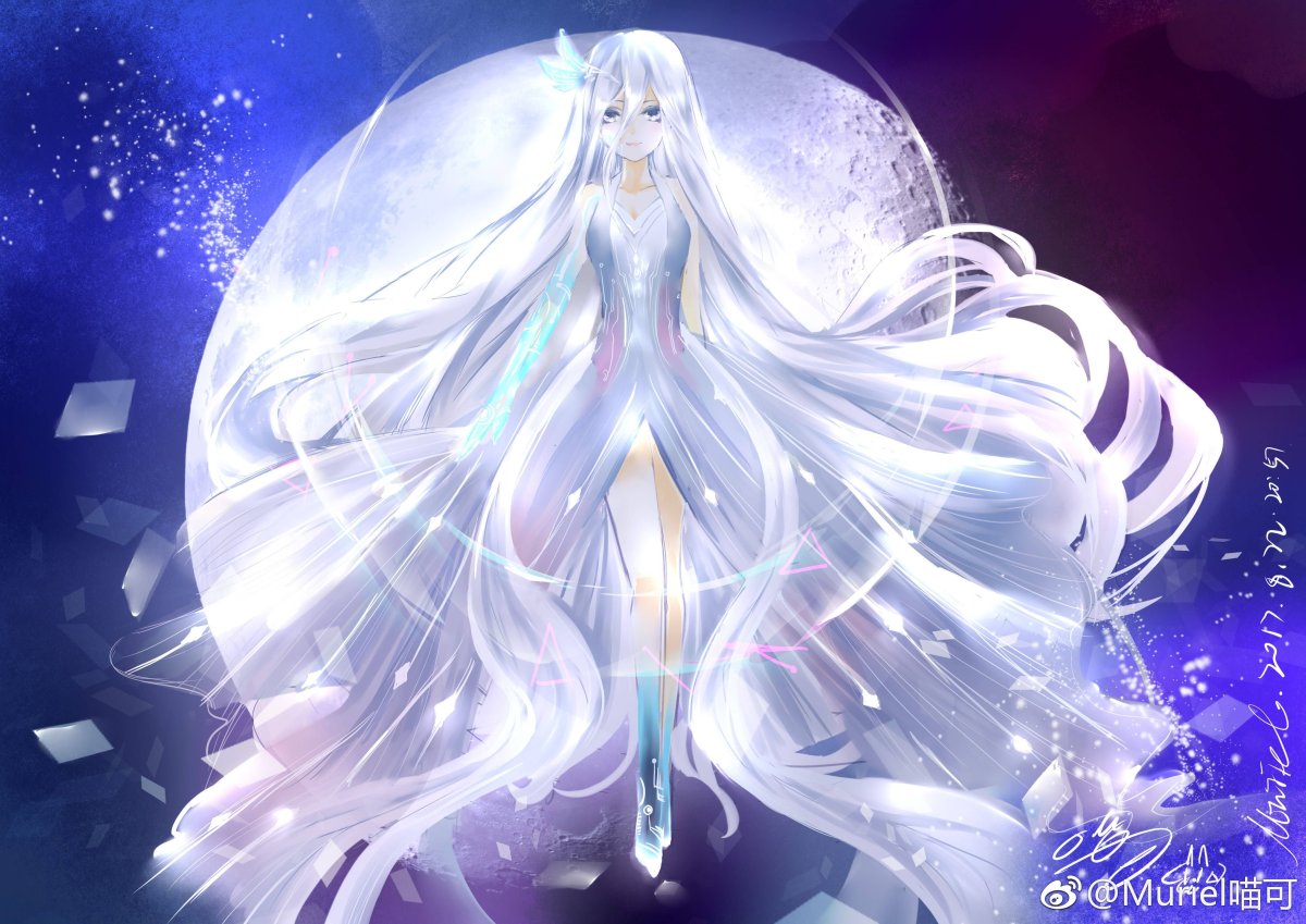 Геншин беловолосая