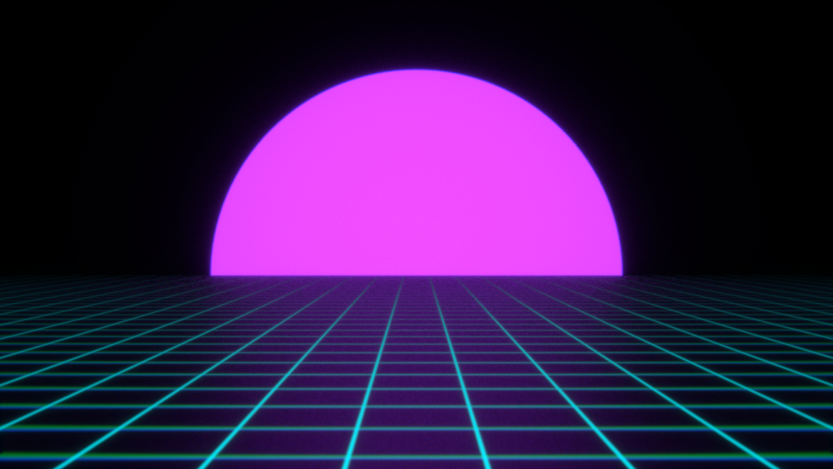 Неоновый фон для фотошопа