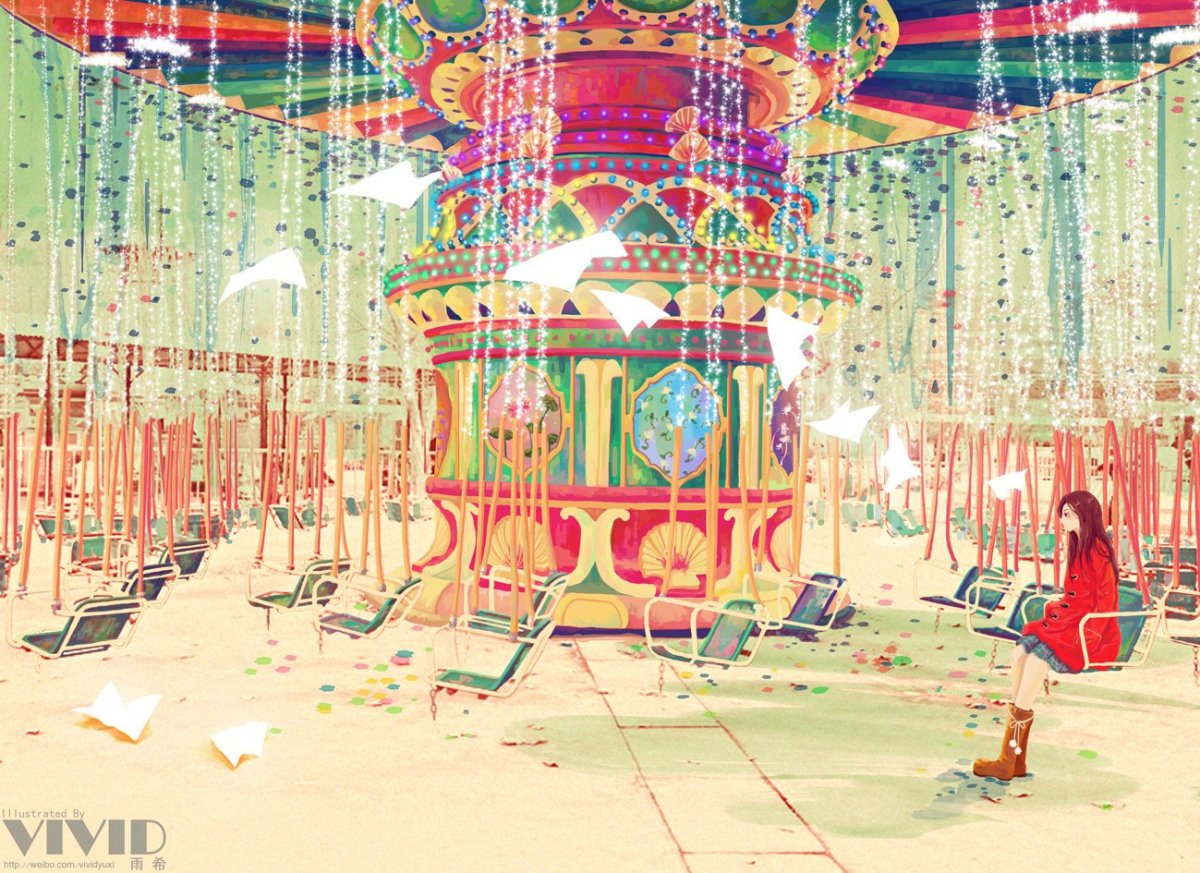 Приглашение в парк аттракционов