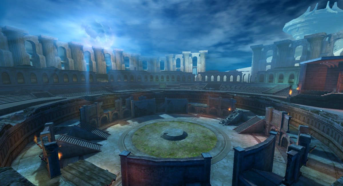 Гладиаторская Арена фэнтези арт