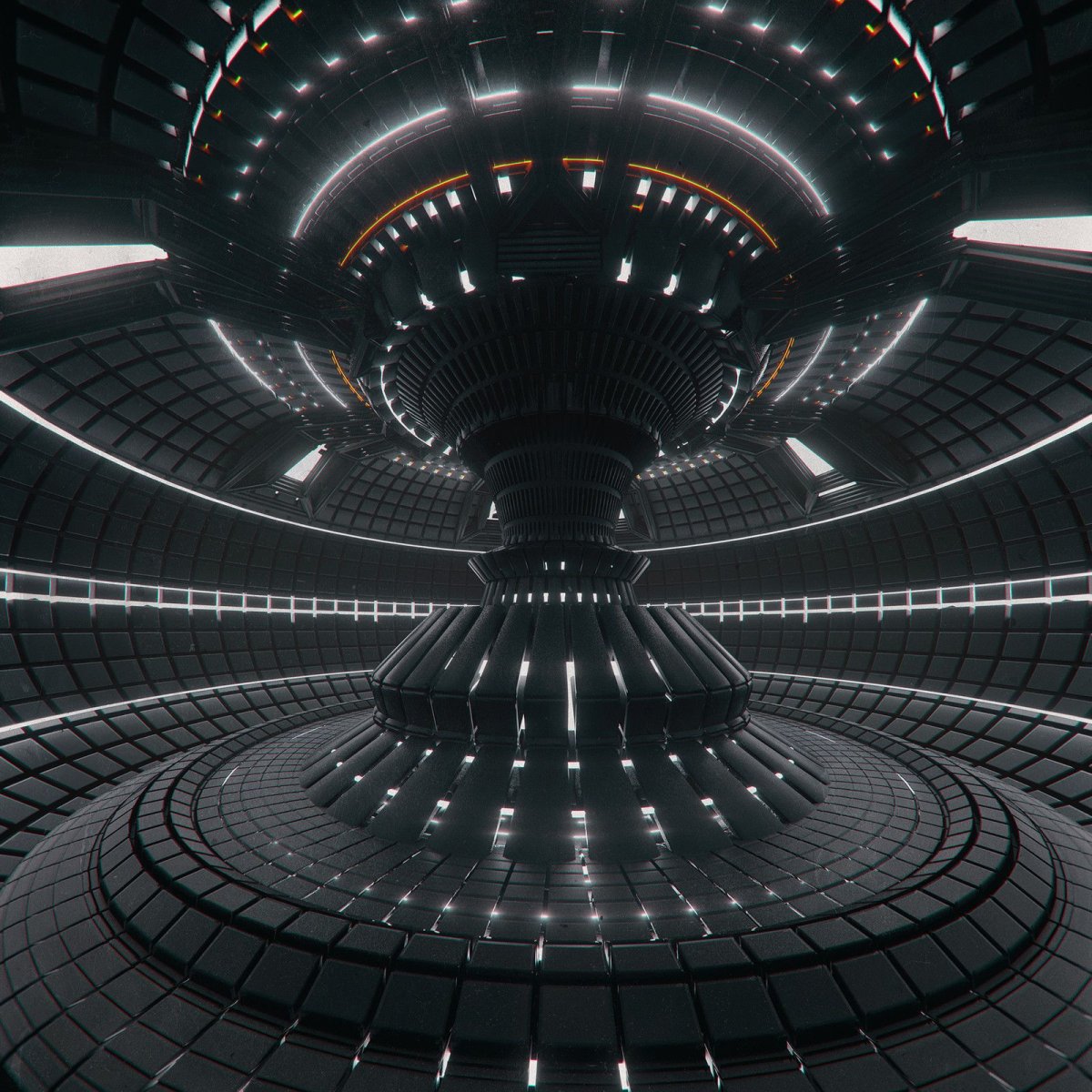 Sci Fi интерьер реакторной