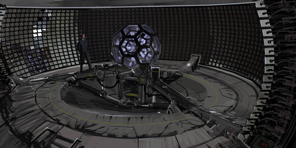 Реактор космического корабля scifi