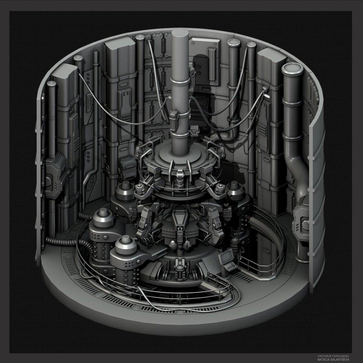 Sci-Fi реакторная