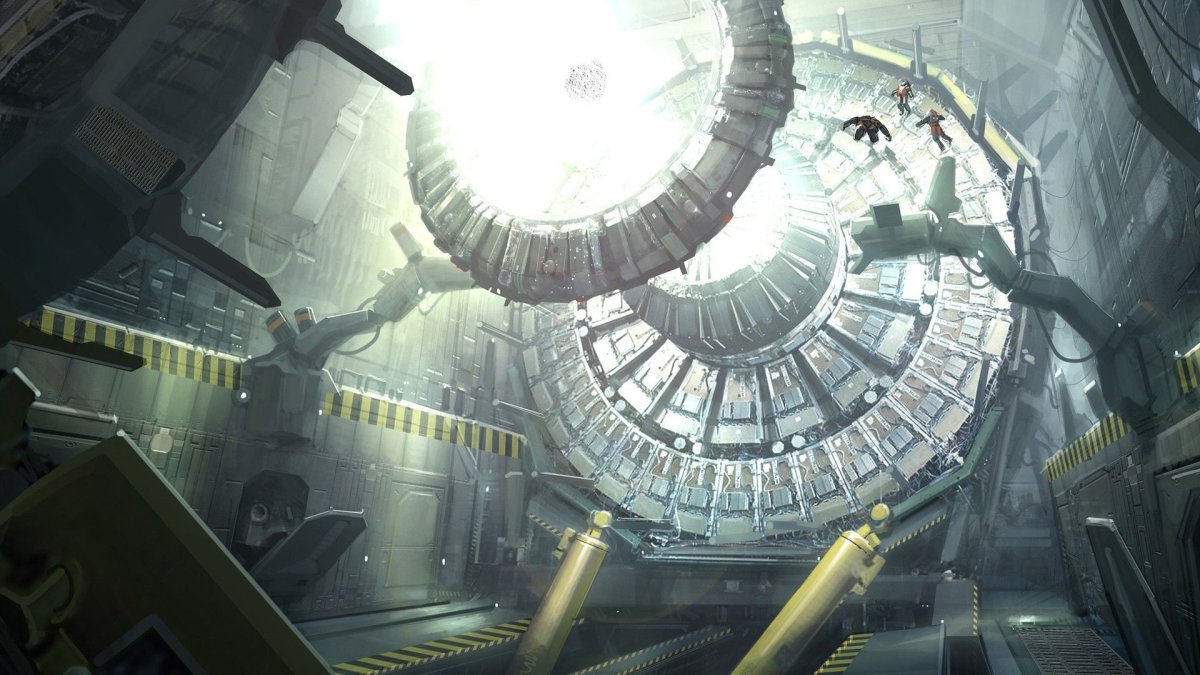 Реактор космического корабля scifi