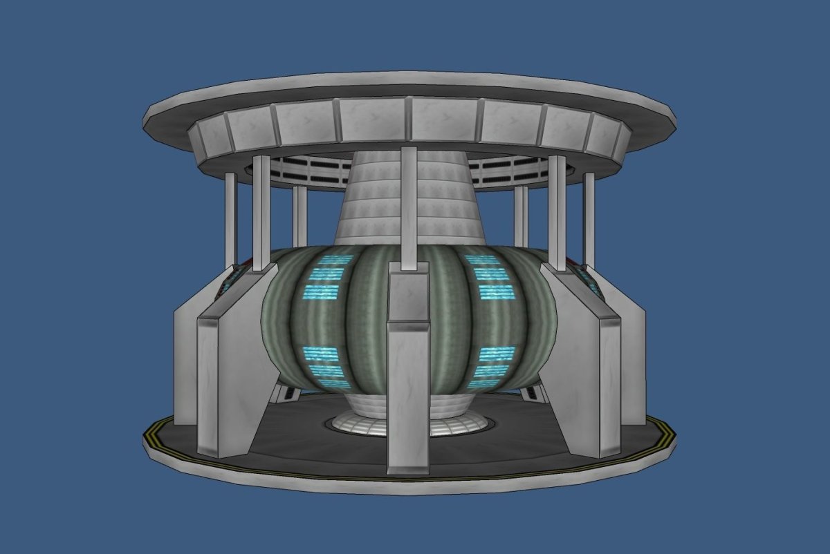 Токамак реактор 3d model