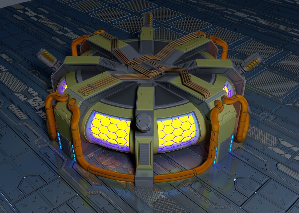 3д модель термоядерного реактора