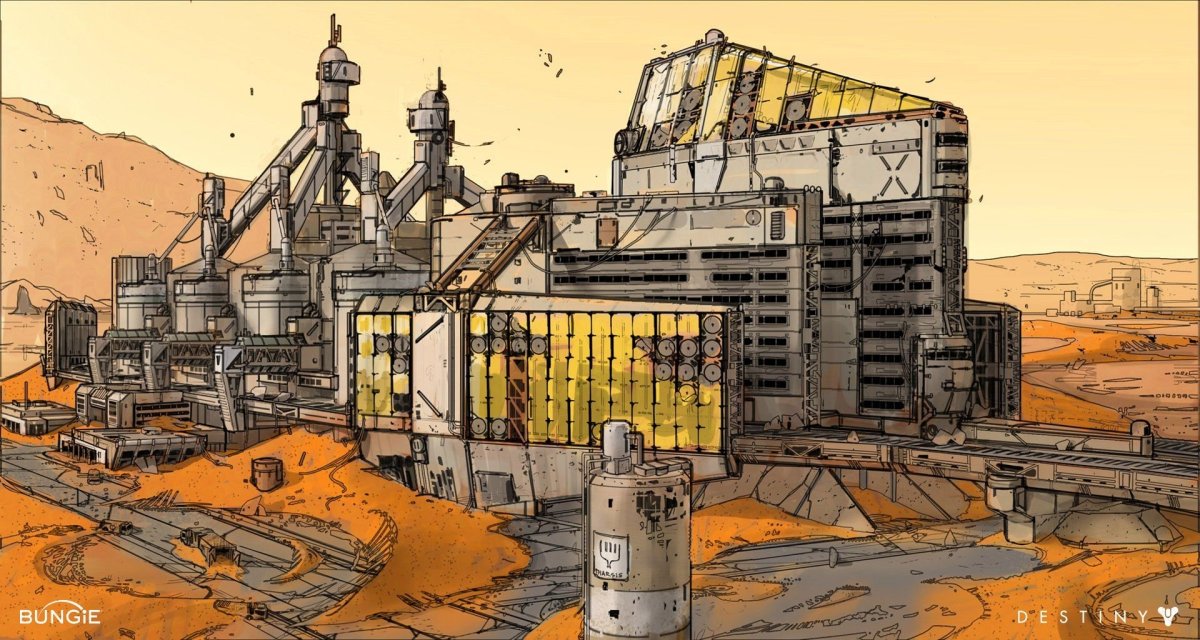 Атомная электростанция Sci Fi