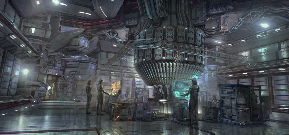 Атомный реактор Sci Fi