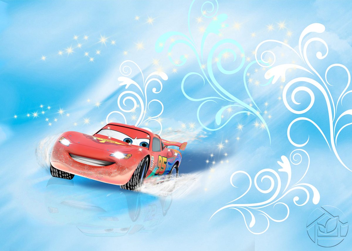 Фотообои / Disney / молния Маккуин