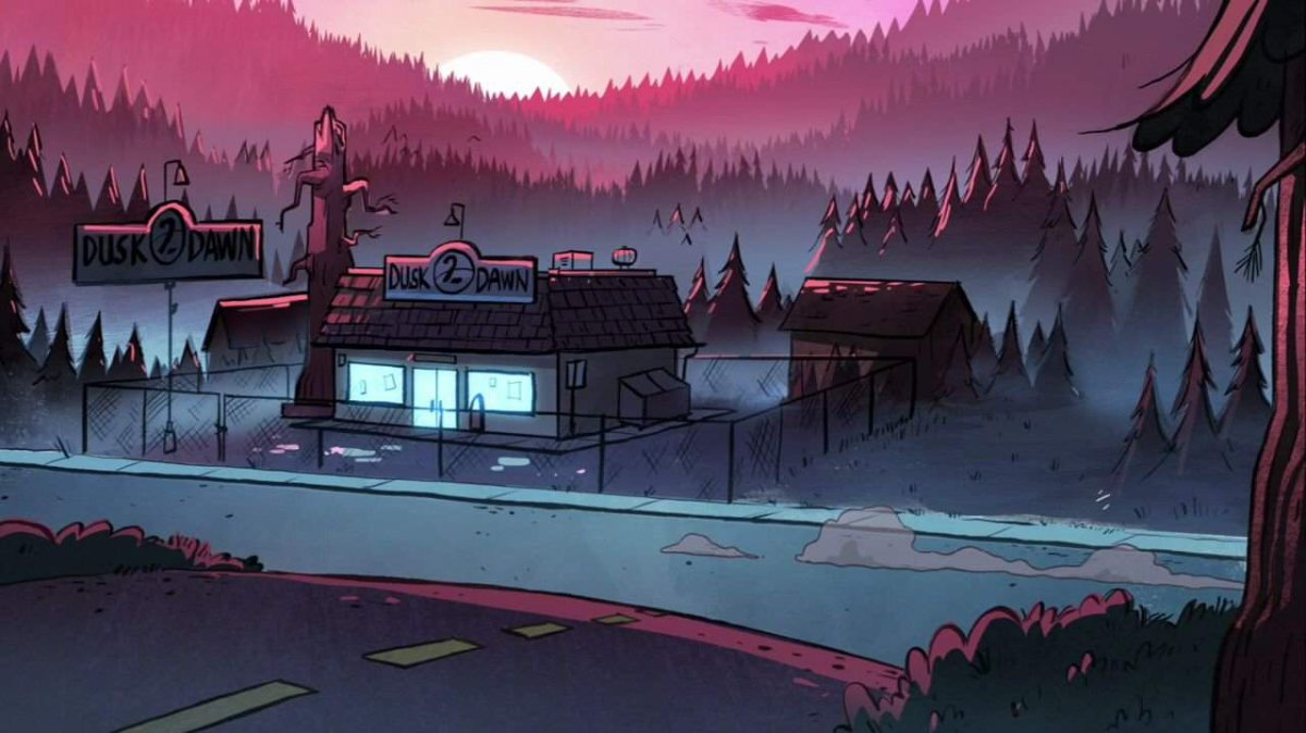 Гравити Фолз локации