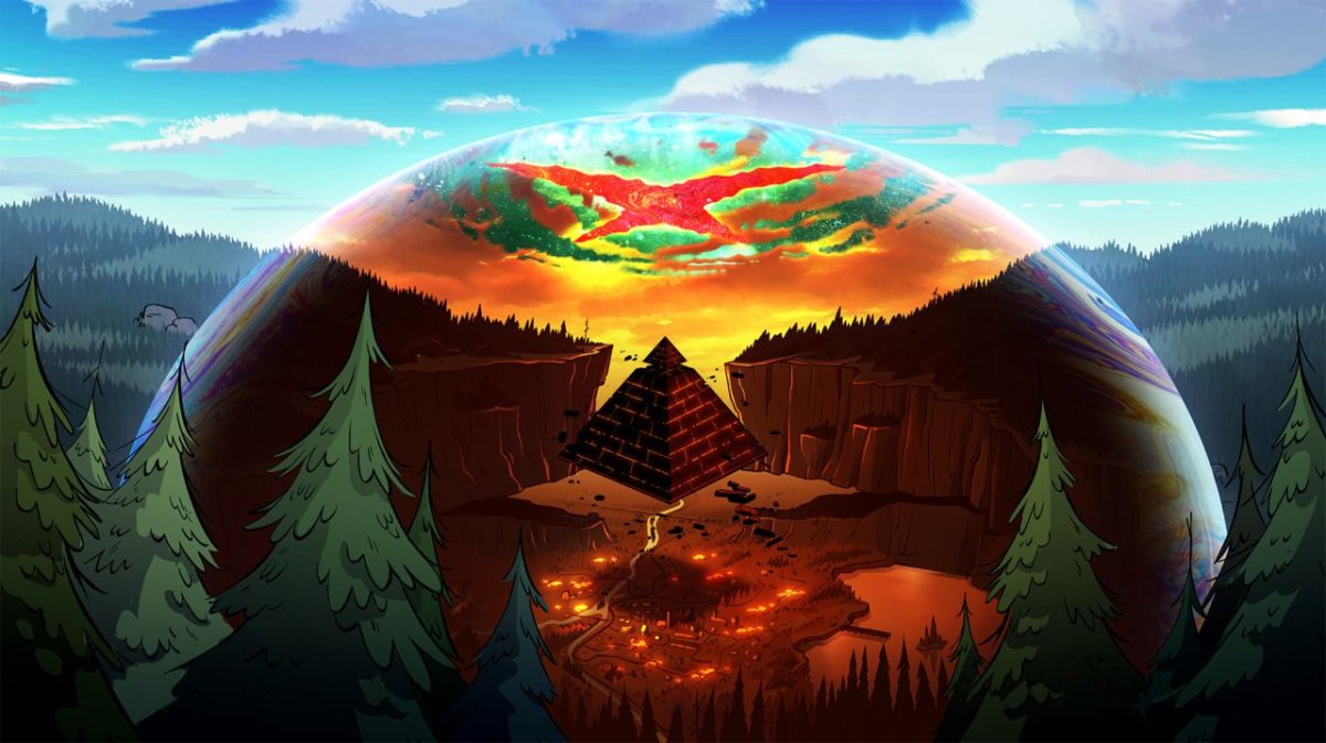 Гравити Фолз 4к