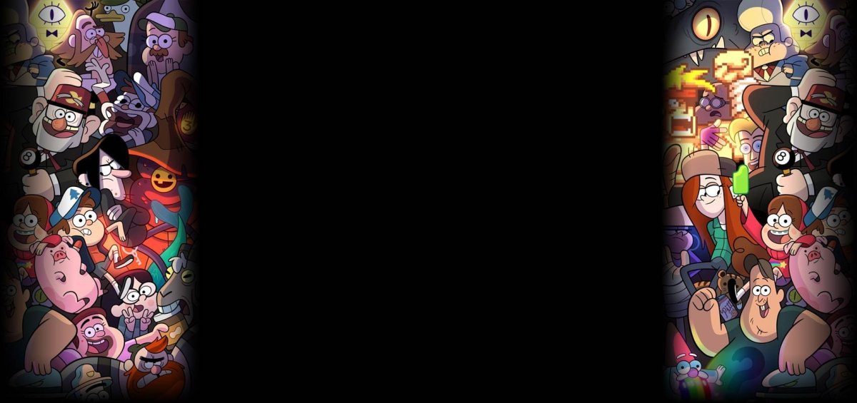 Рамка в стиле Гравити Фолз