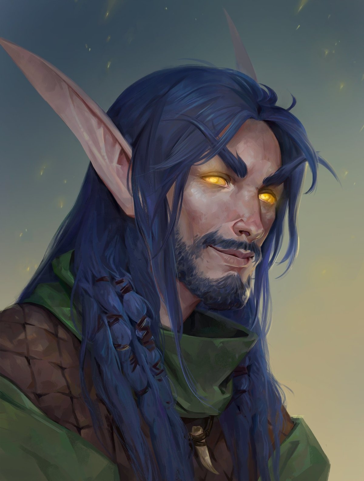 Варкрафт ночной Эльф мужчина