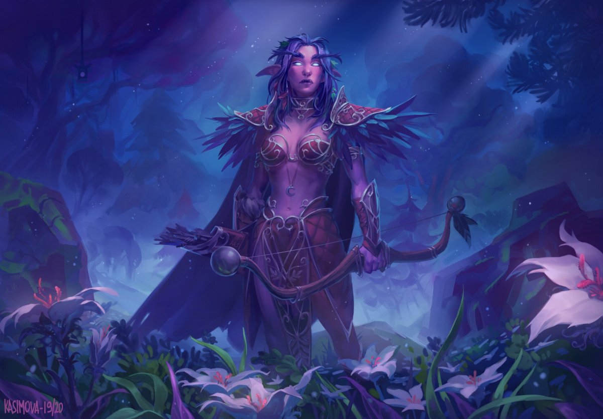 Ночные эльфы варкрафт 3