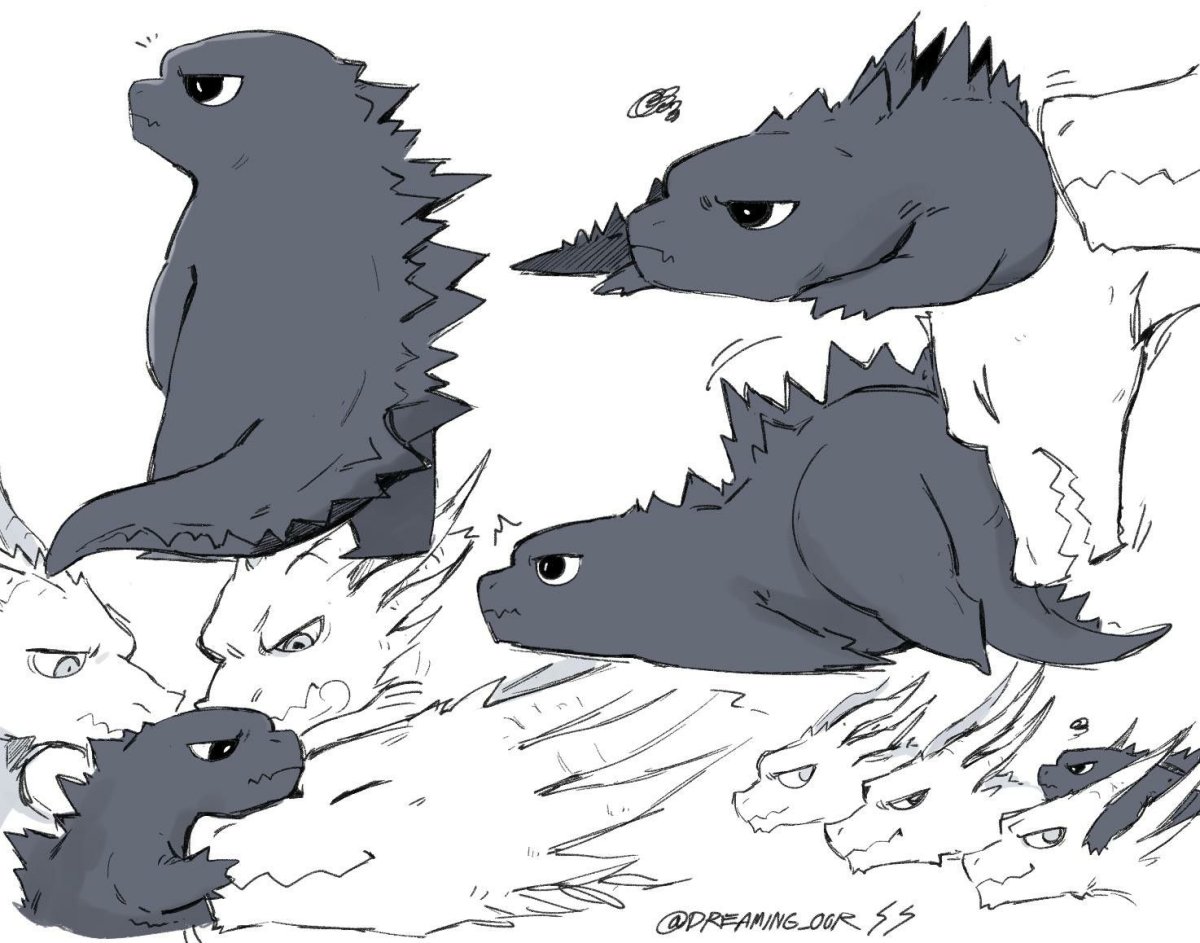 Годзилла детеныш