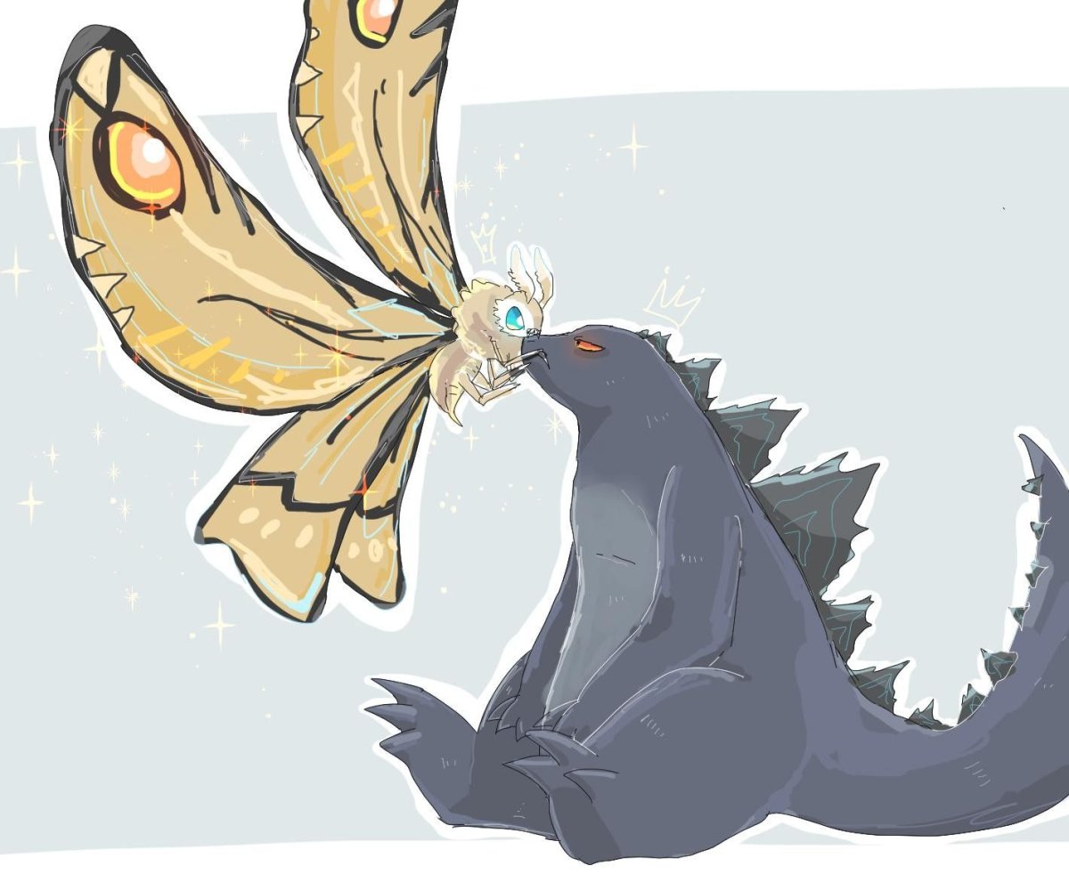 И Мотра Годзилла 2012