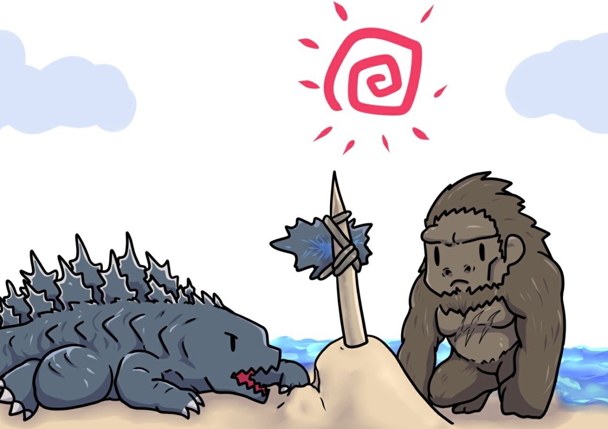 Годзилла против Конга Мем