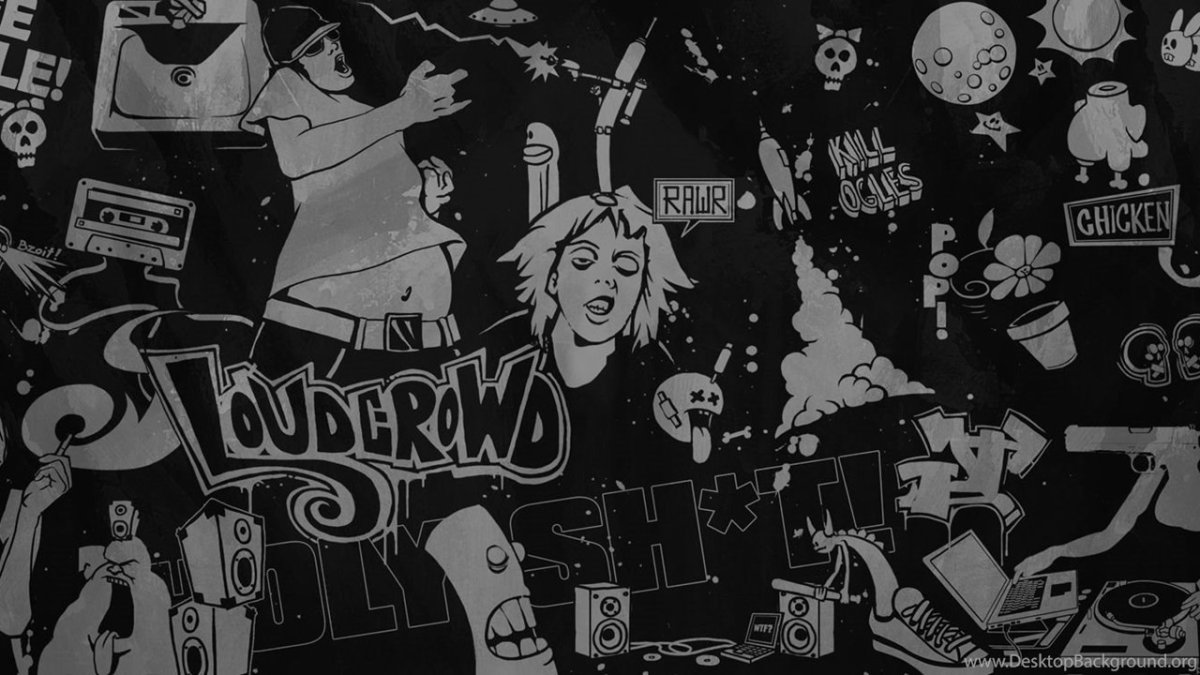 Обои в стиле Панков