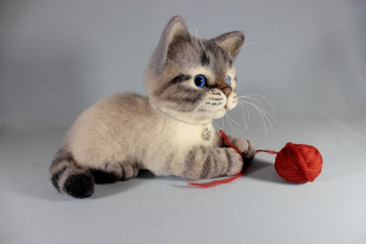 Реалистичные игрушки из шерсти