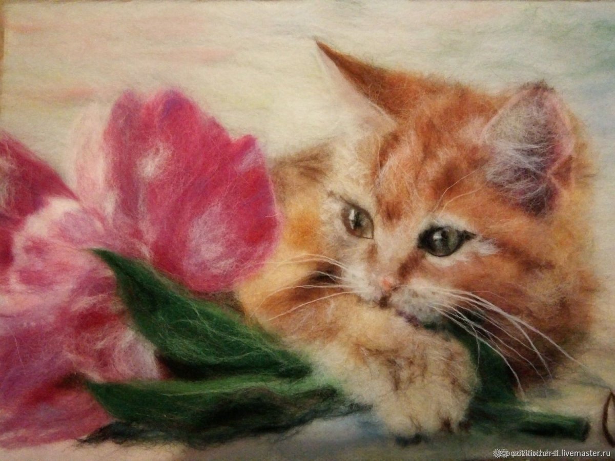 Прикольные игрушки из шерсти