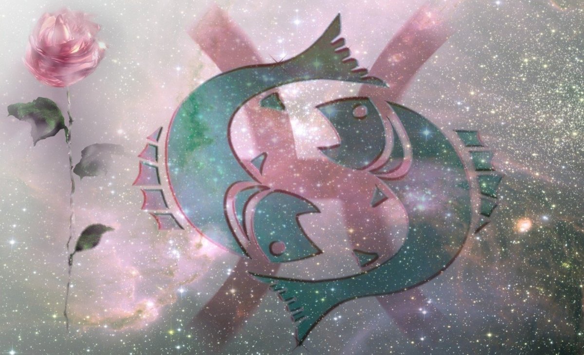 Красивый знак зодиака рыбы