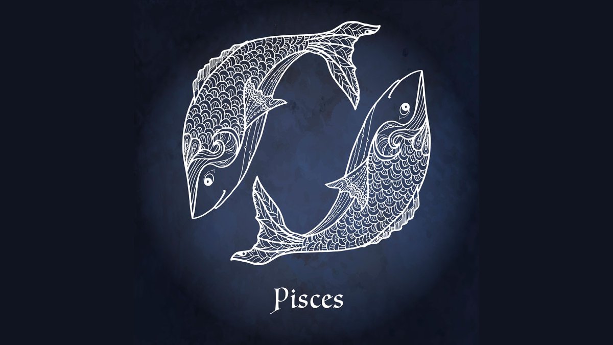 Знак зодиака рыбы на рабочий стол