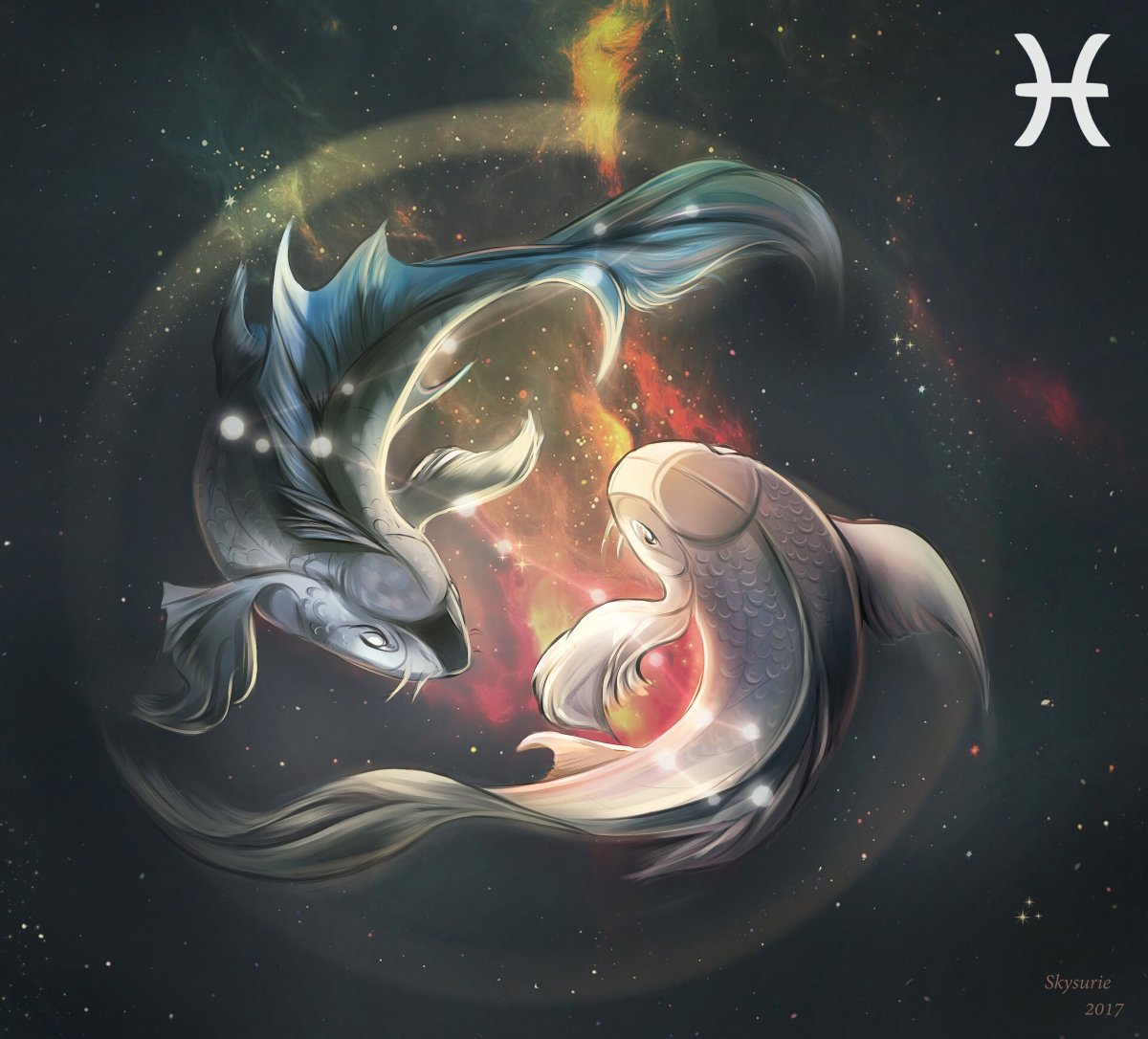 Зодиак рыбы и космос