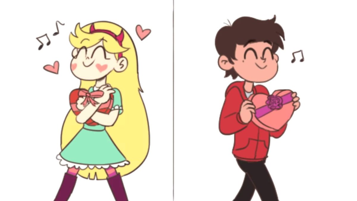 Парные обои Звездочка Баттерфляй и Марко