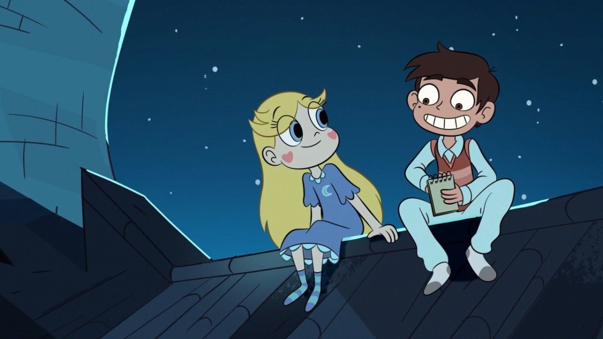 Стар Баттерфляй и Марко сидят