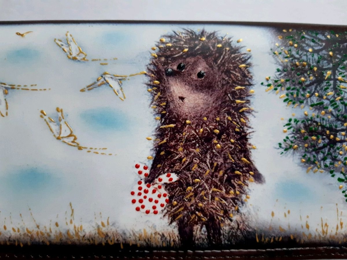 Ежик в тумане закрытый глаз