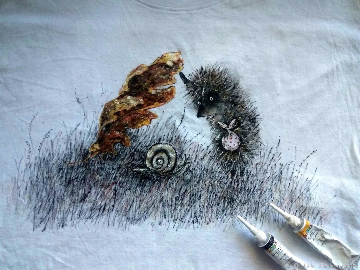 Фон с милыми Ёжиками