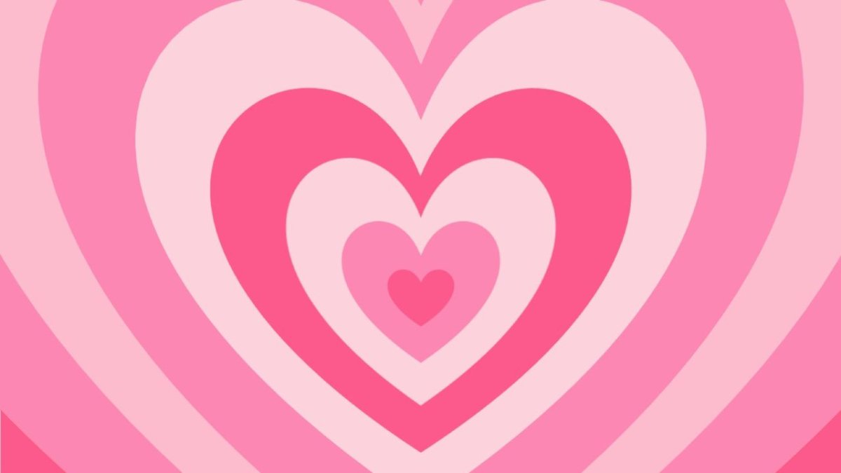 Розовые сердечки