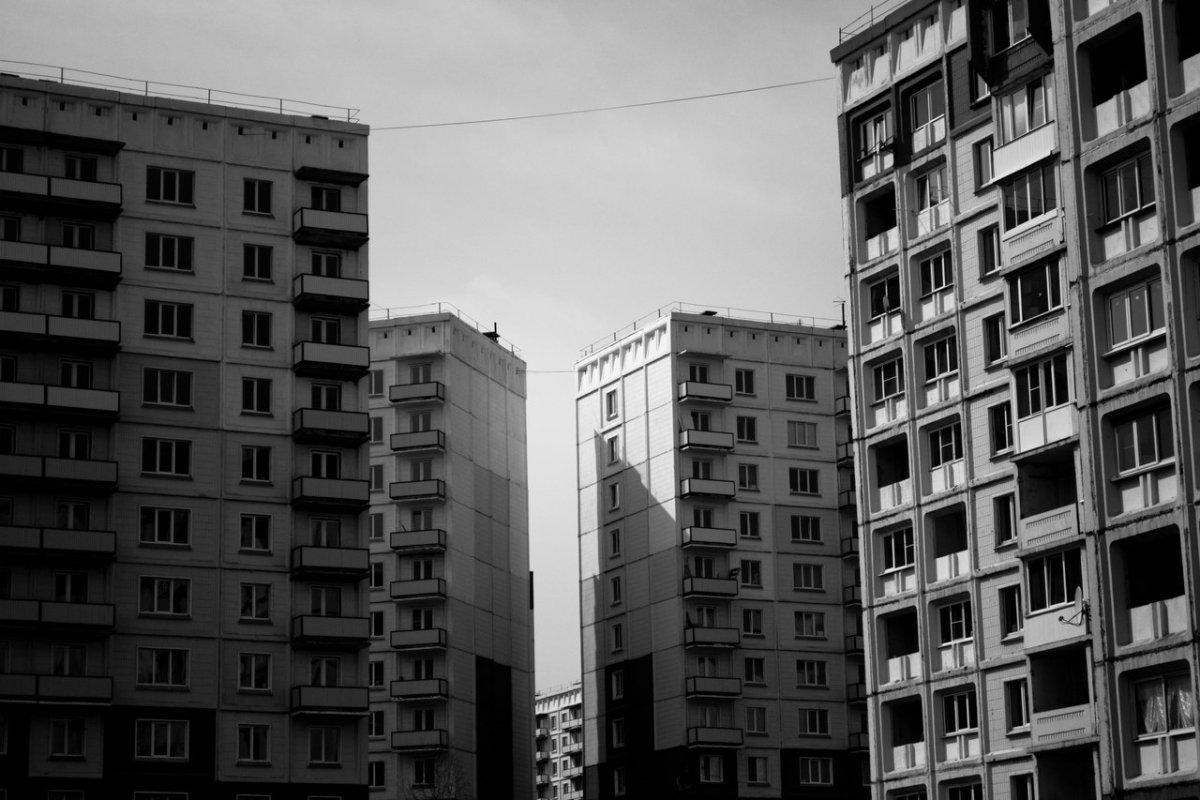 80е России Эстетика многоэтажки