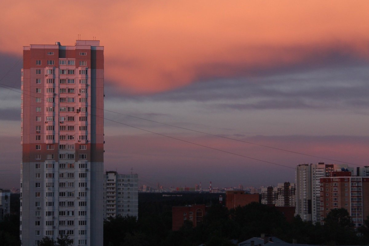 Панельки закат