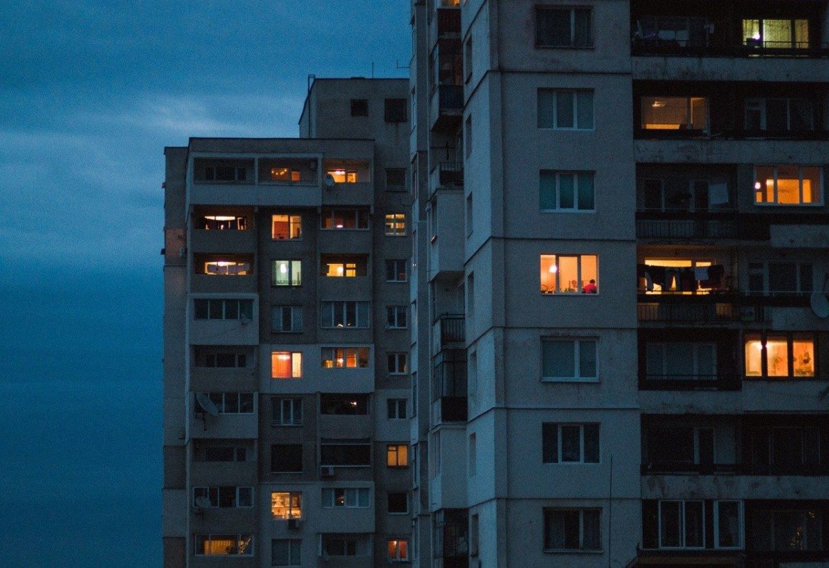 80е России Эстетика многоэтажки