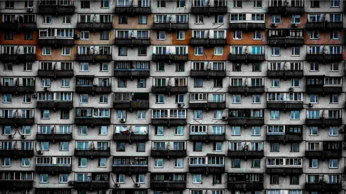 Старые панельные многоэтажки