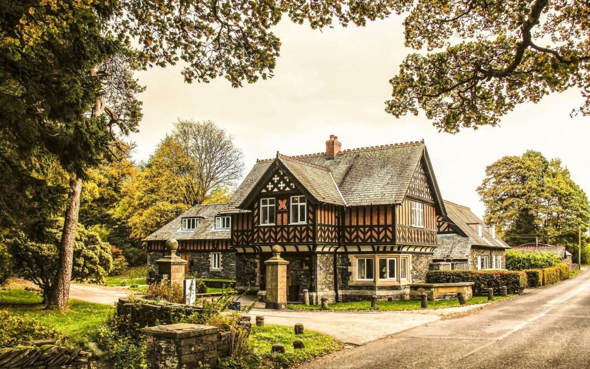 Пейзаж загородного дома