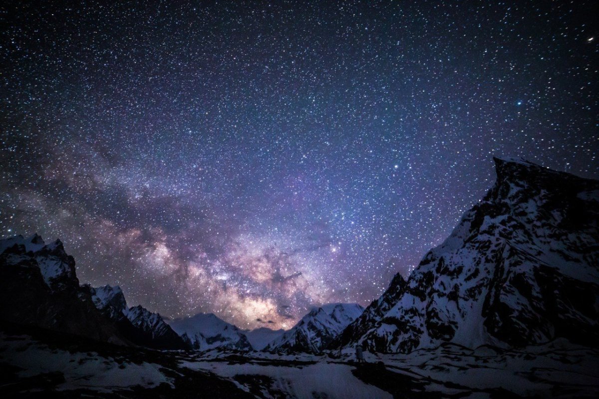 Фон горы ночь