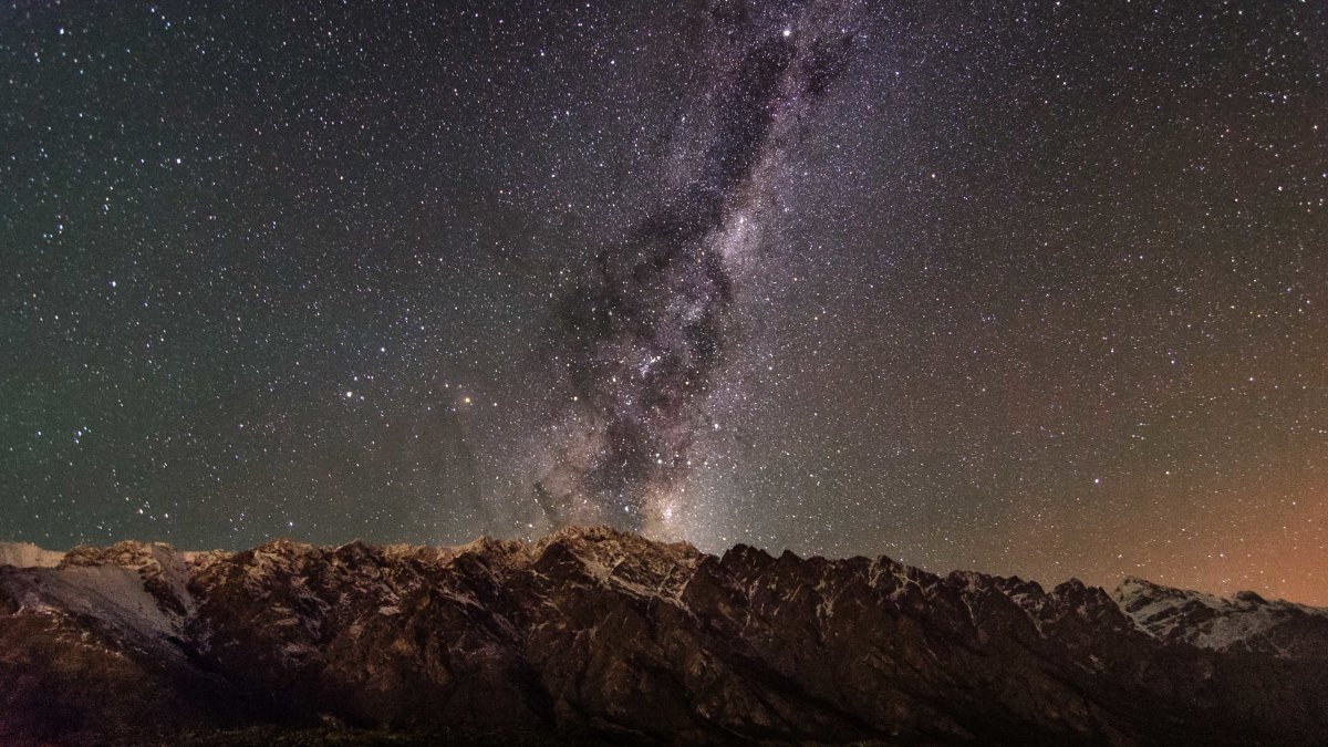 Млечный путь 4к из космоса