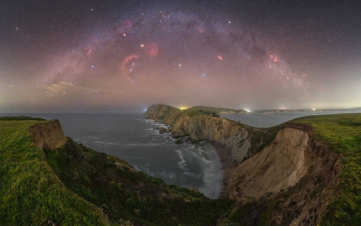 Млечный путь над Пойнт-Рейес