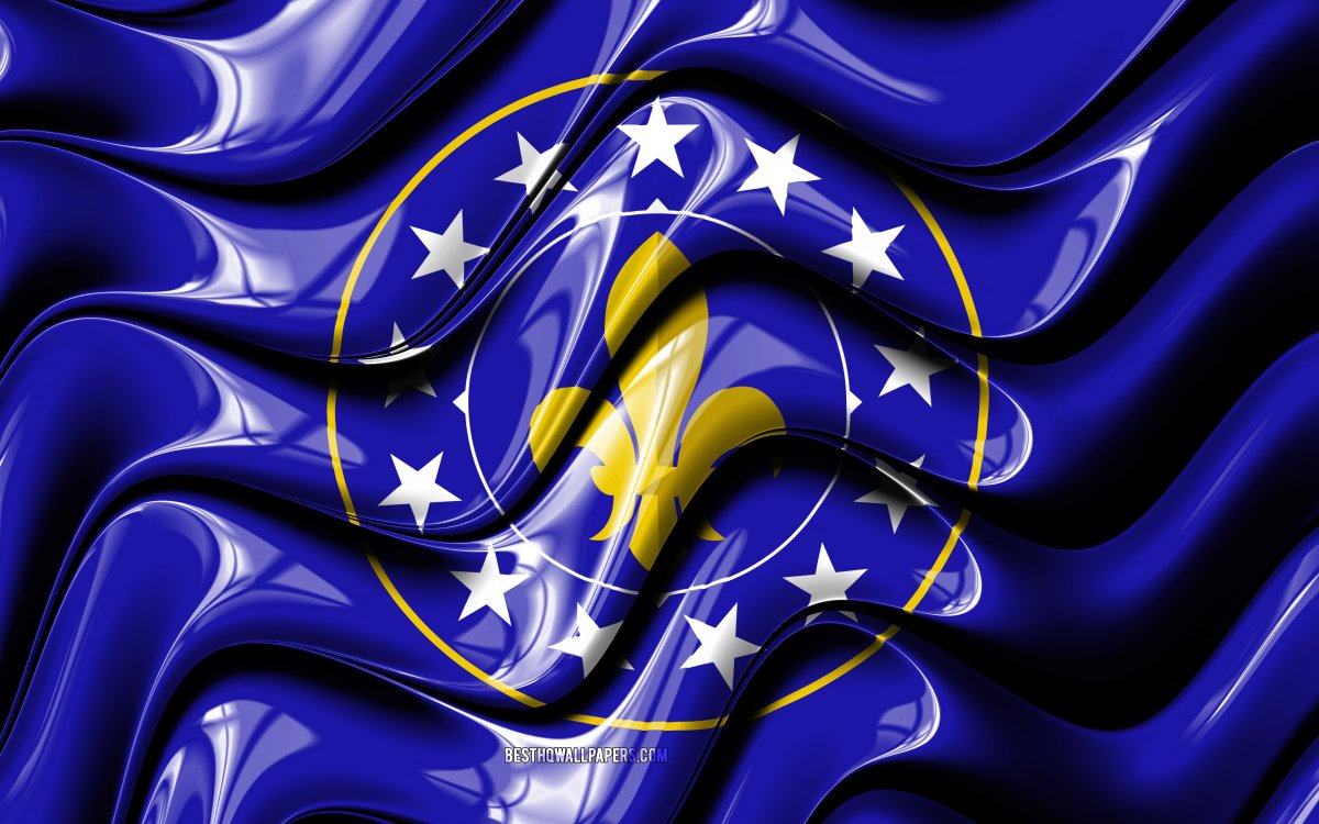 Обои синие с золотом