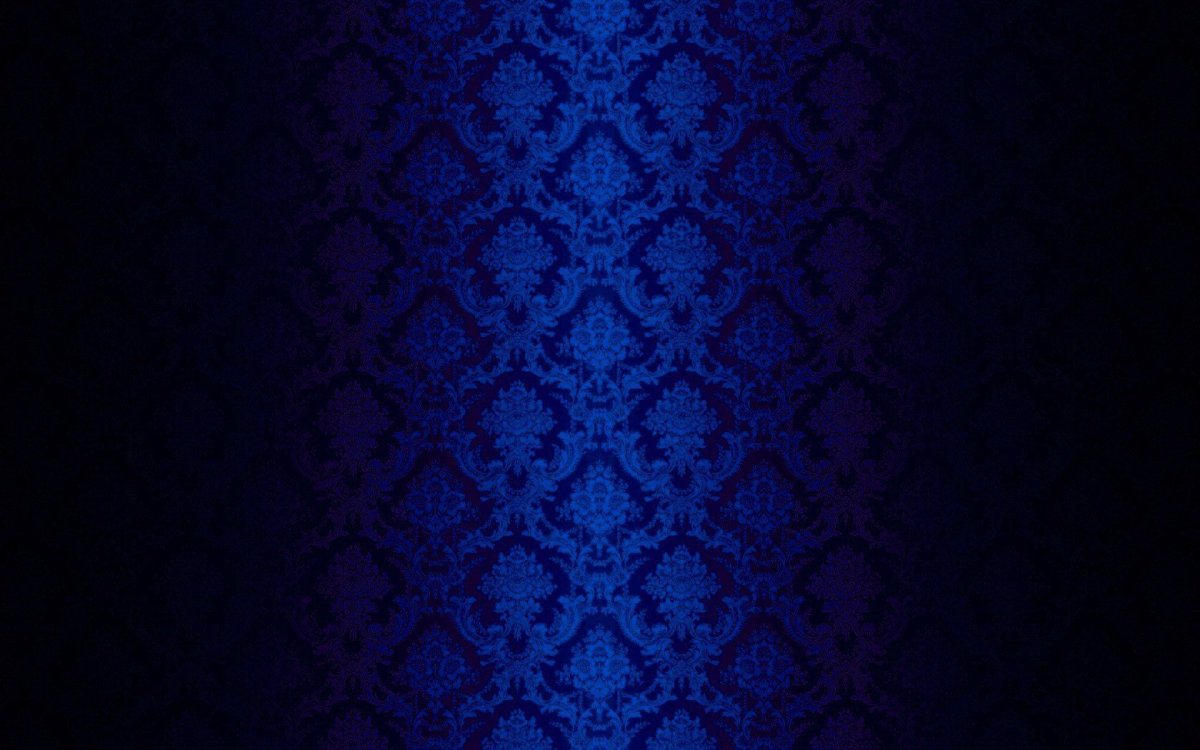 Синий фон с орнаментом