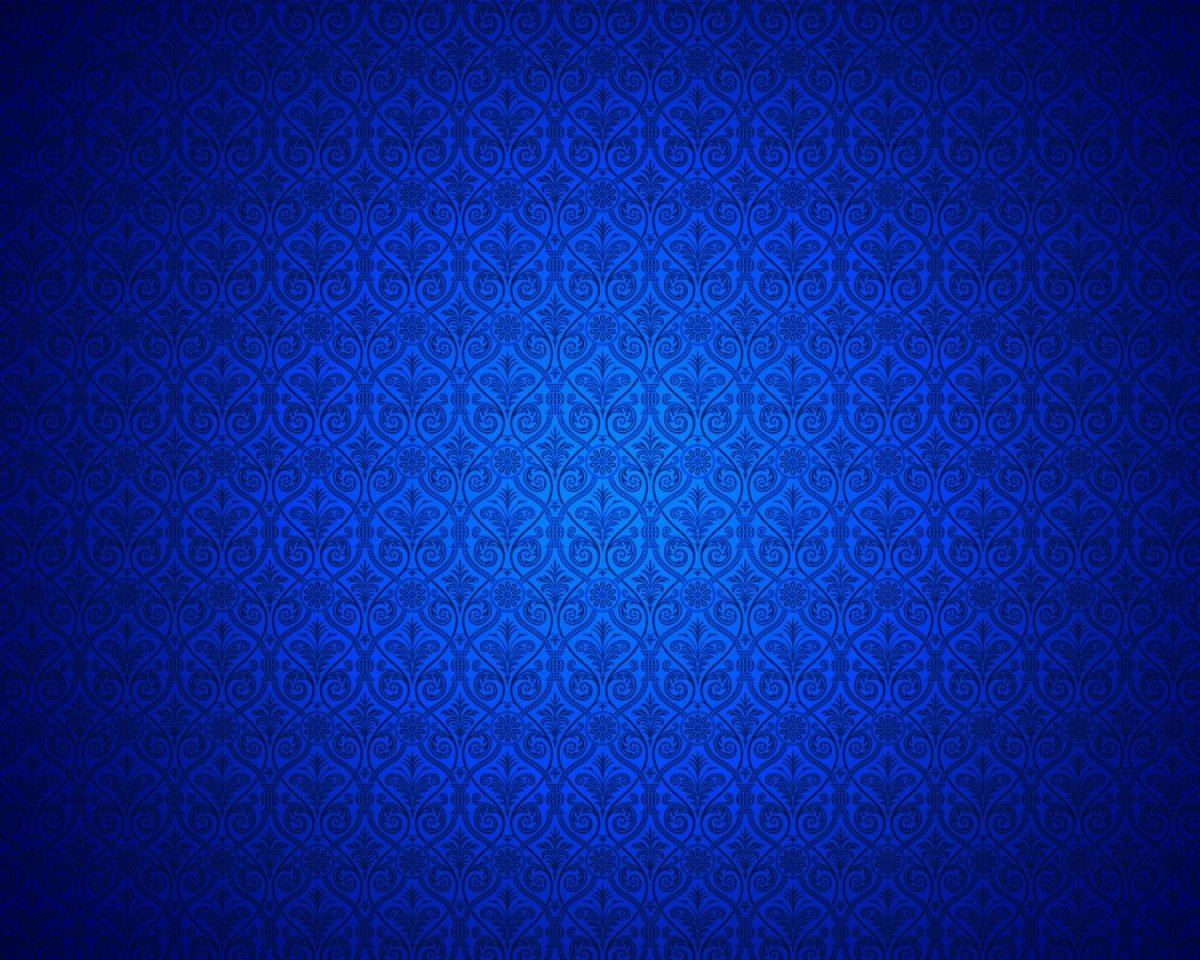 Синий фон с узорами
