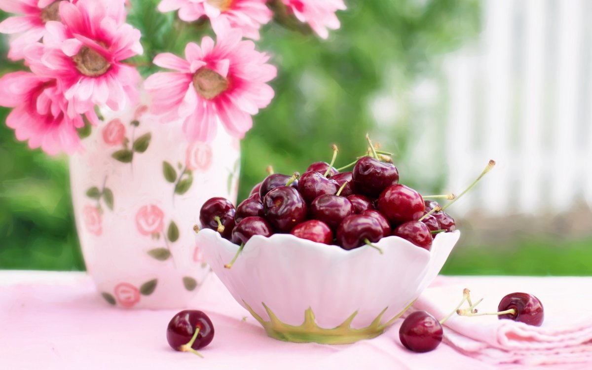 Цветы фрукты ягоды