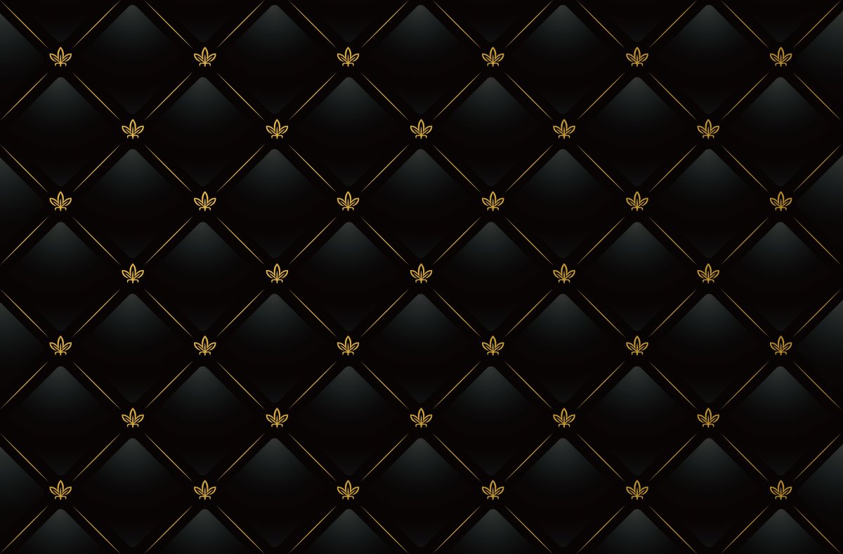 Золото на черном фоне