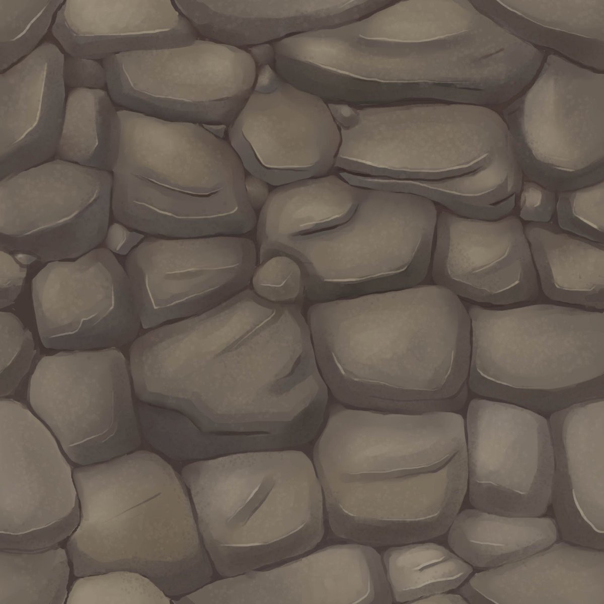 Нарисованная каменная кладка