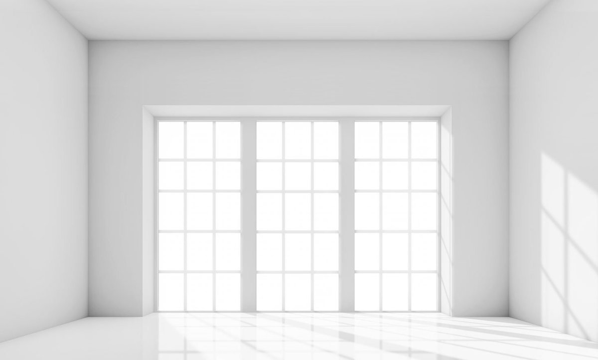 Белая комната пустая