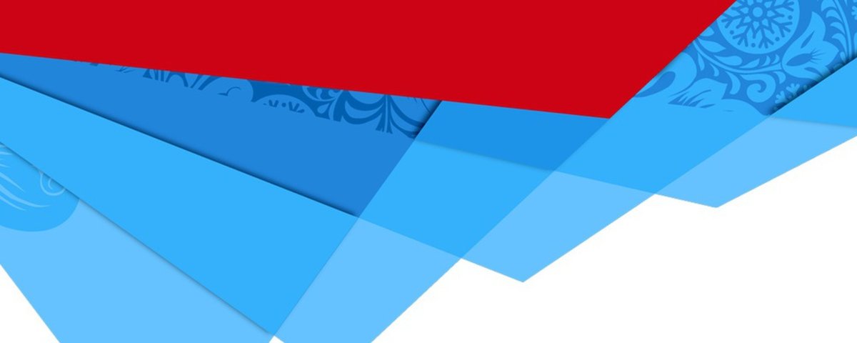 Синий фон с триколором России